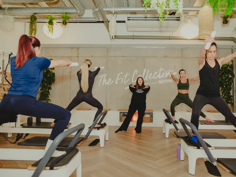 Reformer at The Fit Collective pilates studio in Chester City Centre